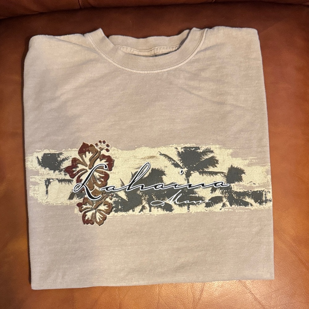 Crazy Shirts Beige Coffee-Dyed Graphic T-Shirt